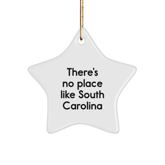 South Carolina Inspired Star Ornament for Friends and Family Unique Gifts from Men to Women - Funny Quote Christmas Unique Gifts - Image 1