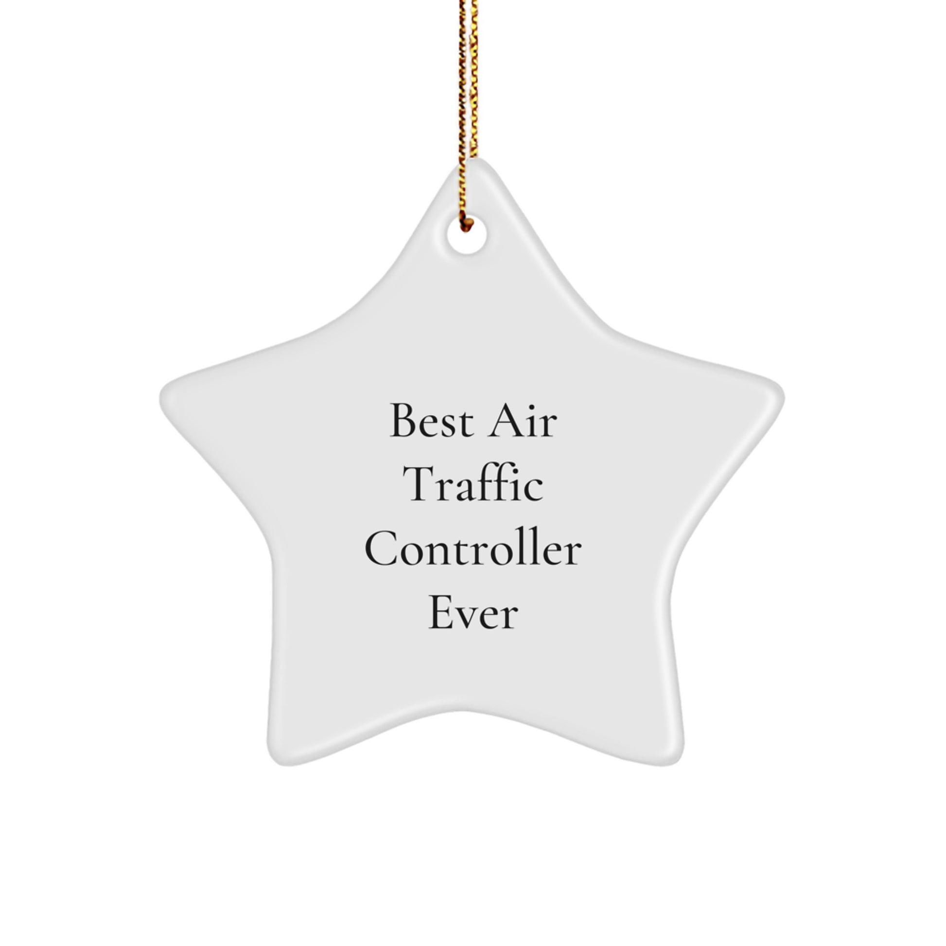 Funny Star Ornament Gifts from Friends and Family for Air Traffic Controller Christmas Unique Presents - Image 1