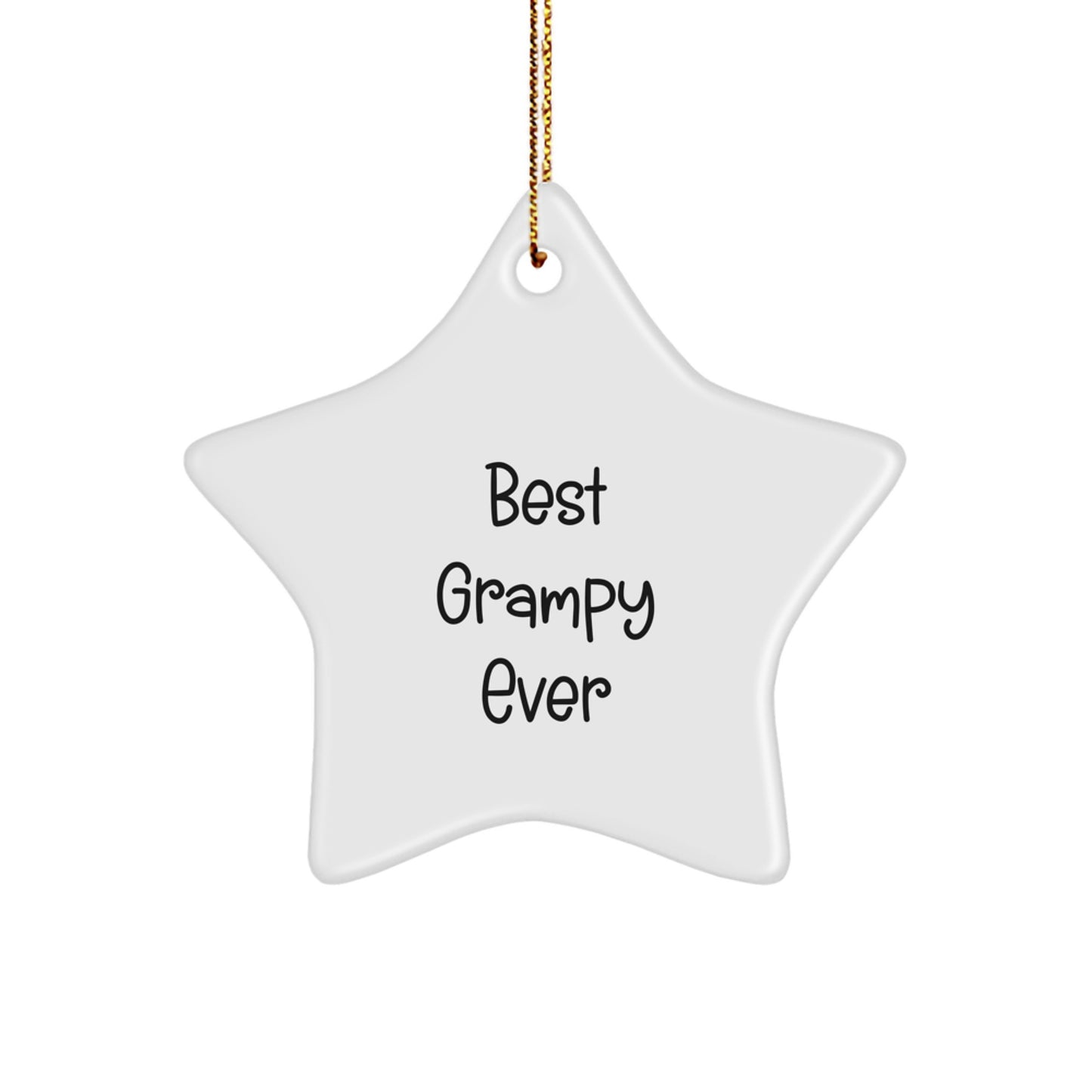 Funny Grampy Star Ornament Gifts from Family for Men on Christmas Unique - Image 1