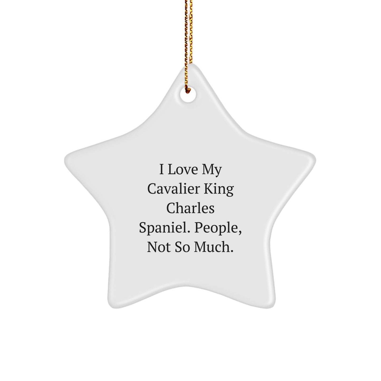 Cavalier King Charles Spaniel Dog Star Ornaments Funny Gift for Men Women Friends Family Christmas Unique - Image 1