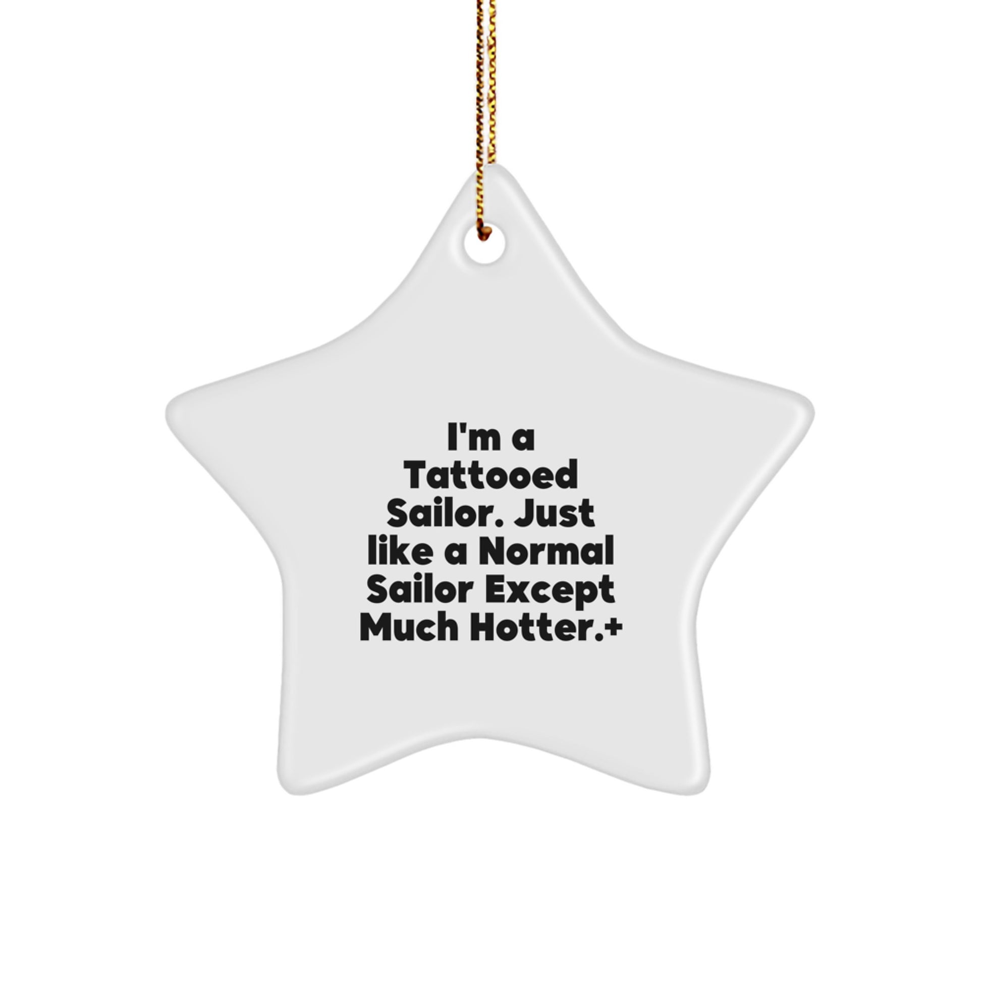 Funny Sailor Star Ornament Gifts from Friends for Men, Unique Christmas Unique Gifts for Sailor Lovers - Image 1