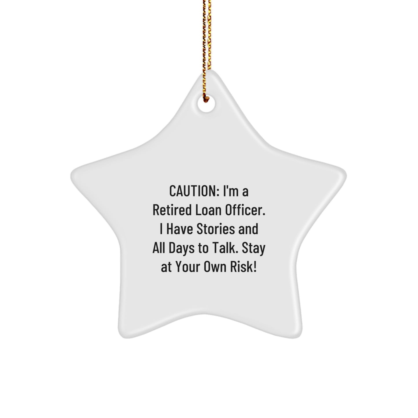 Funny Loan Officer Gifts, Star Ornament from Friends, Christmas Unique Gifts for Men, Women, Coworkers, and Family - Image 1
