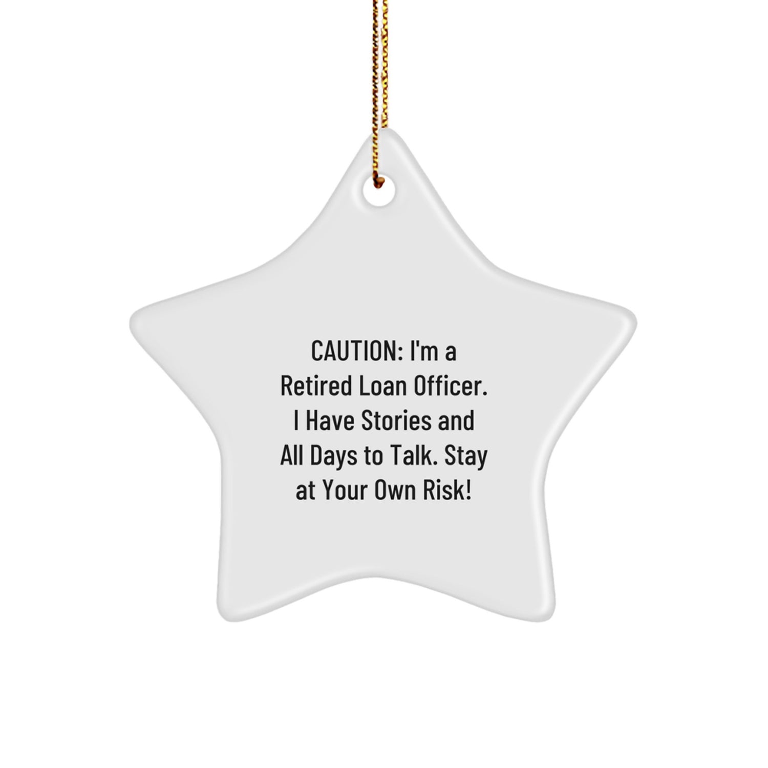 Funny Loan Officer Gifts, Star Ornament from Friends, Christmas Unique Gifts for Men, Women, Coworkers, and Family - Image 1