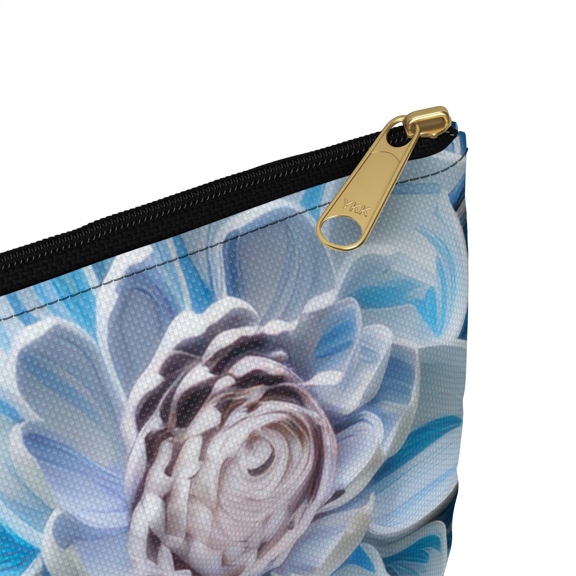 Succulent Pouch, Echeveria Plant, Cactus Bag, Botanical Accessory Case, Gift for Plant Lover - Victory Thru Vision 