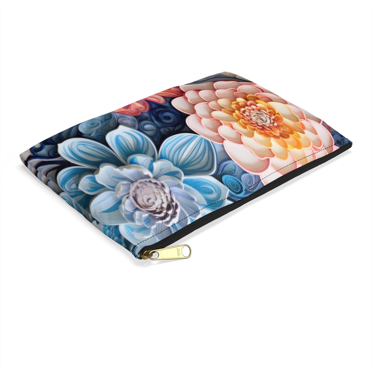 Succulent Pouch, Echeveria Plant, Cactus Bag, Botanical Accessory Case, Gift for Plant Lover - Victory Thru Vision 