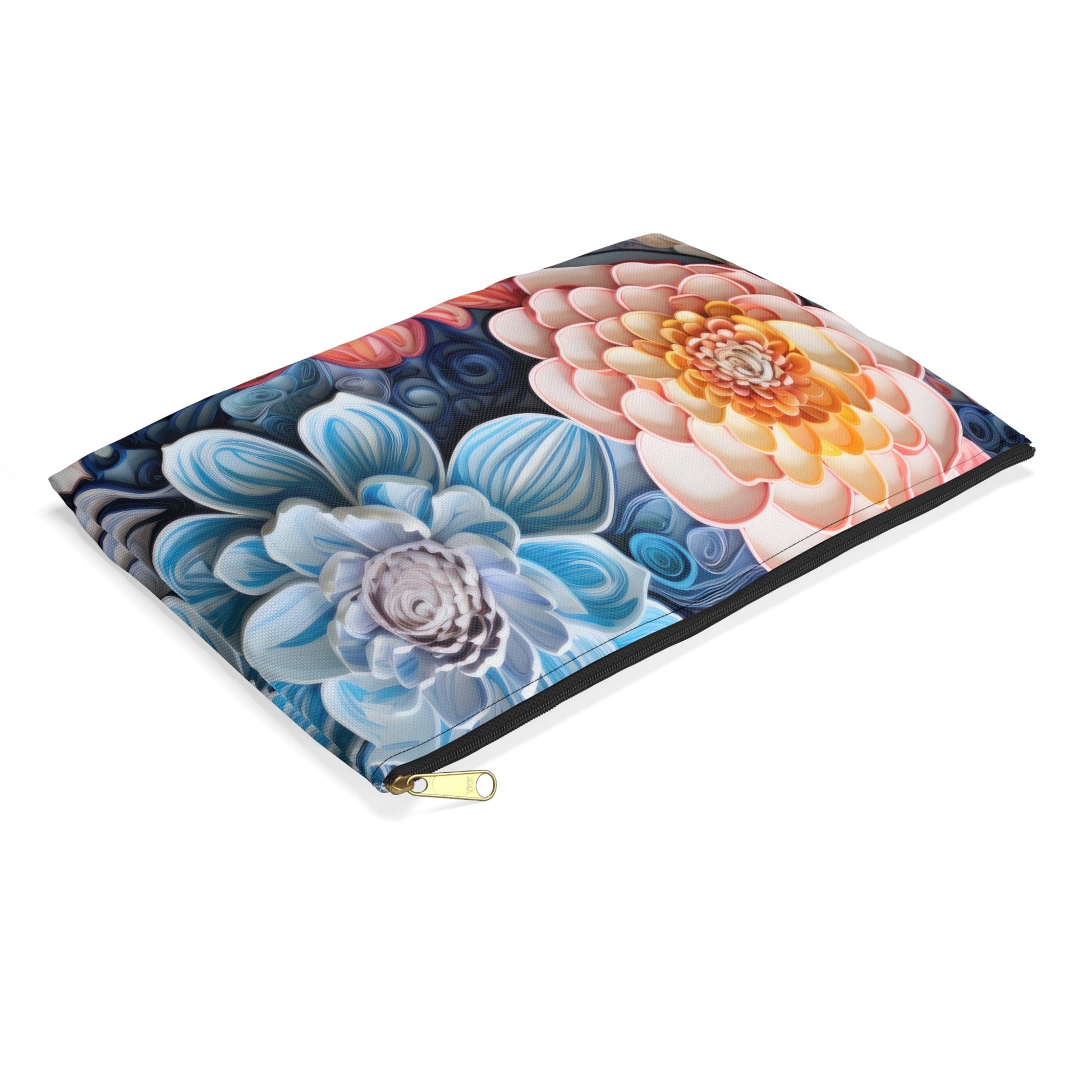 Succulent Pouch, Echeveria Plant, Cactus Bag, Botanical Accessory Case, Gift for Plant Lover - Victory Thru Vision 