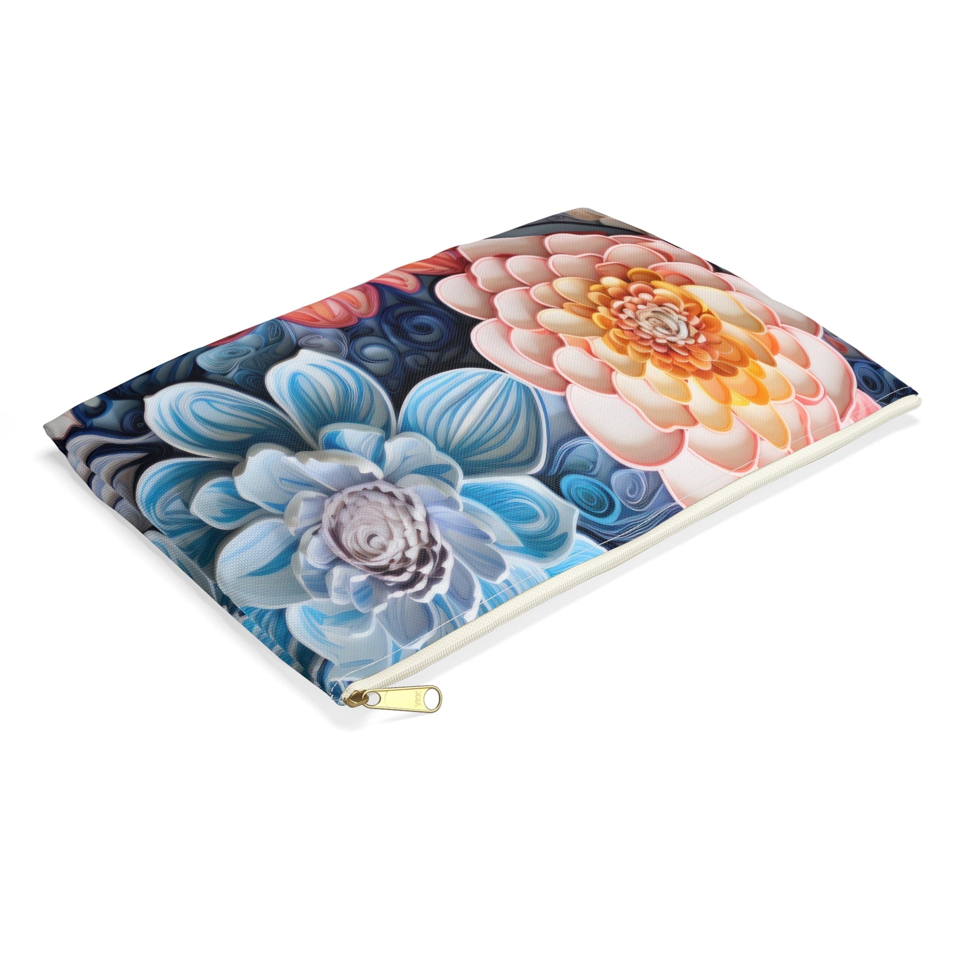 Succulent Pouch, Echeveria Plant, Cactus Bag, Botanical Accessory Case, Gift for Plant Lover - Victory Thru Vision 