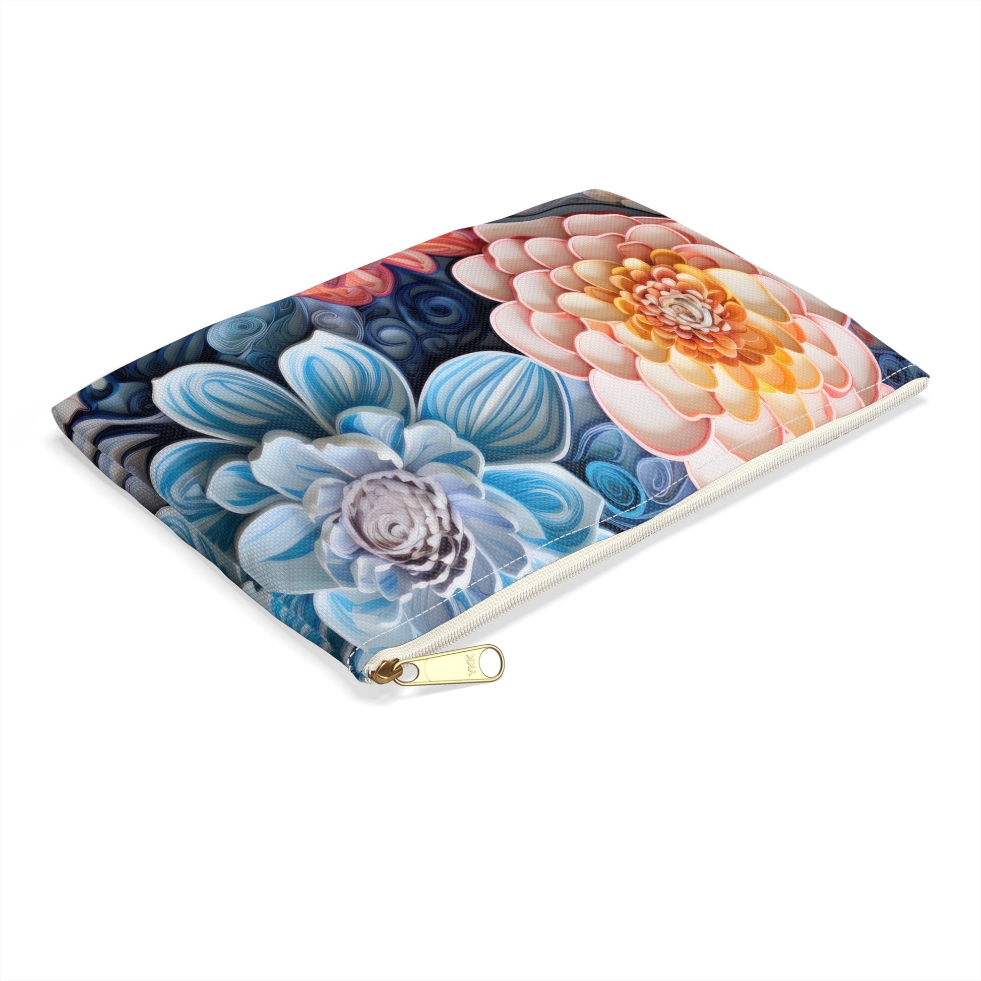 Succulent Pouch, Echeveria Plant, Cactus Bag, Botanical Accessory Case, Gift for Plant Lover - Victory Thru Vision 