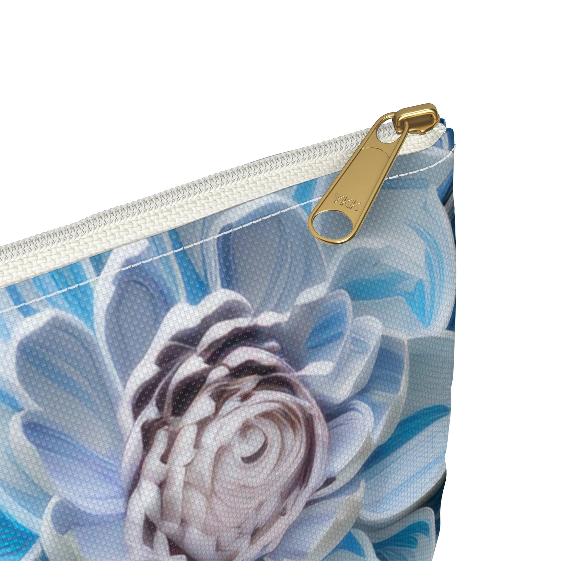 Succulent Pouch, Echeveria Plant, Cactus Bag, Botanical Accessory Case, Gift for Plant Lover - Victory Thru Vision 