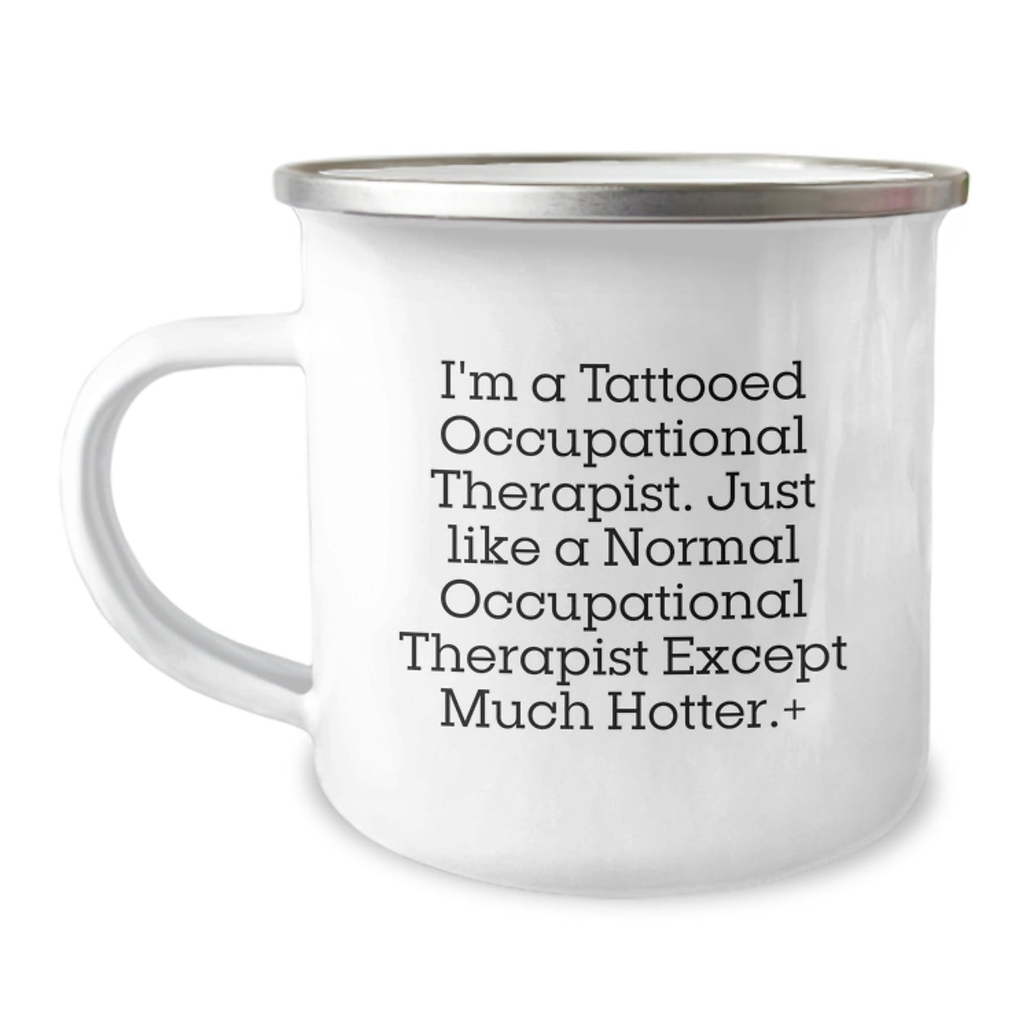 Tattooed Occupational Therapist Gifts for Men, Women, Friends, Coworkers, Family - Funny Camping Mug for Occupational Therapist Graduation Unique Gifts from Friends, Family - Victory Thru Vision