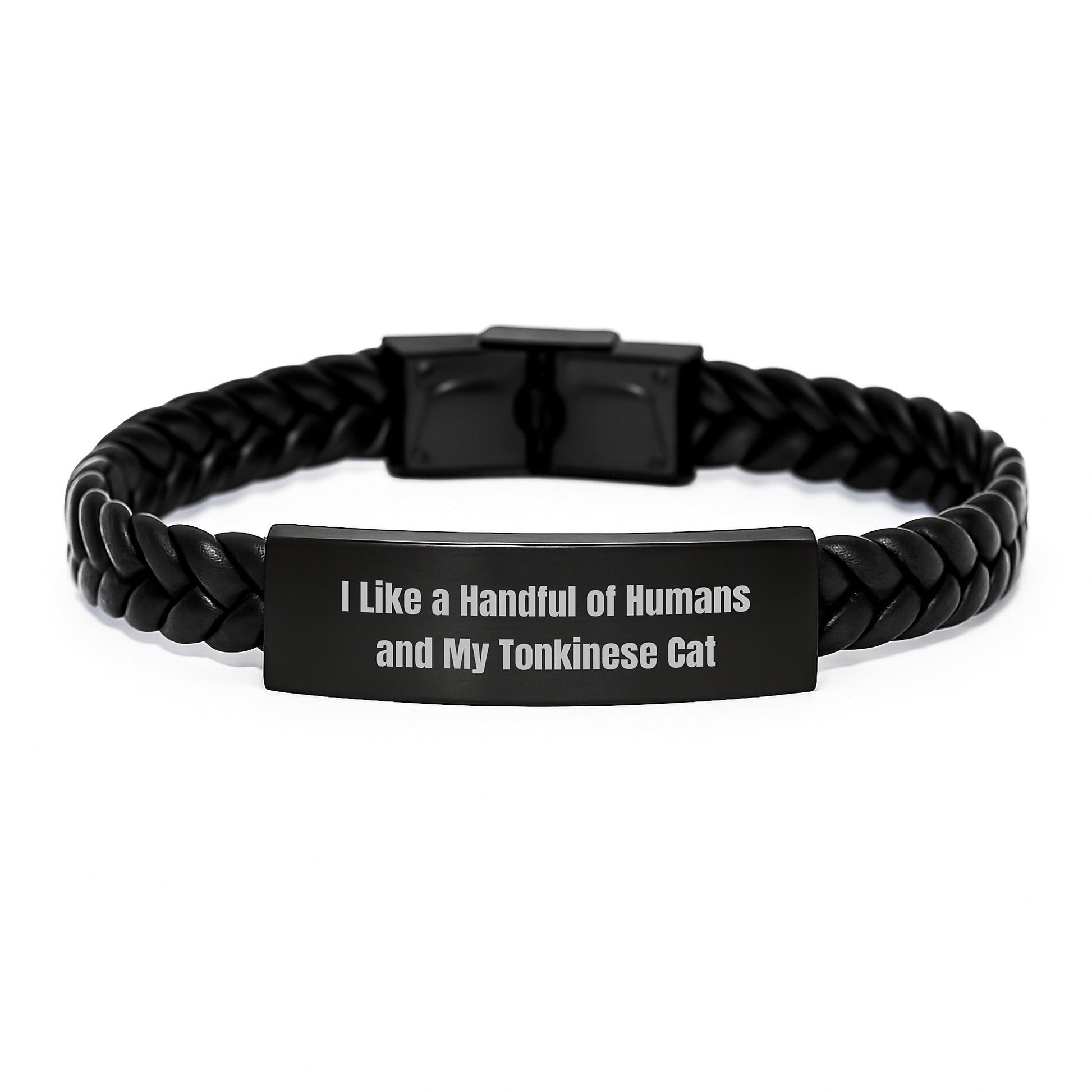 Tonkinese Cat Lovers Funny Gift Interlaced Leather Graduation Jewelry for Humans Gifts from Friends to Family - Victory Thru Vision
