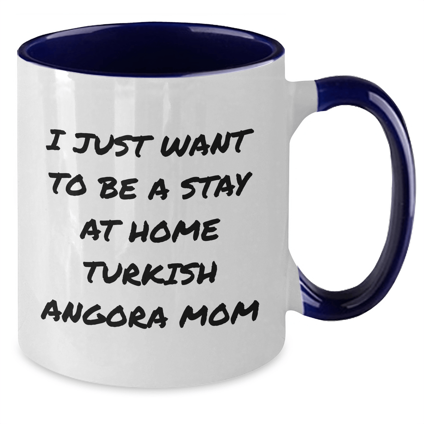 Turkish Angora Cat Gifts, Funny Quote Coffee Mugs, Gifts from Mom for Dad's Special Day, Two Tone Ceramic Mugs for Men and Friends, Perfect Father's Day Present - Victory Thru Vision 