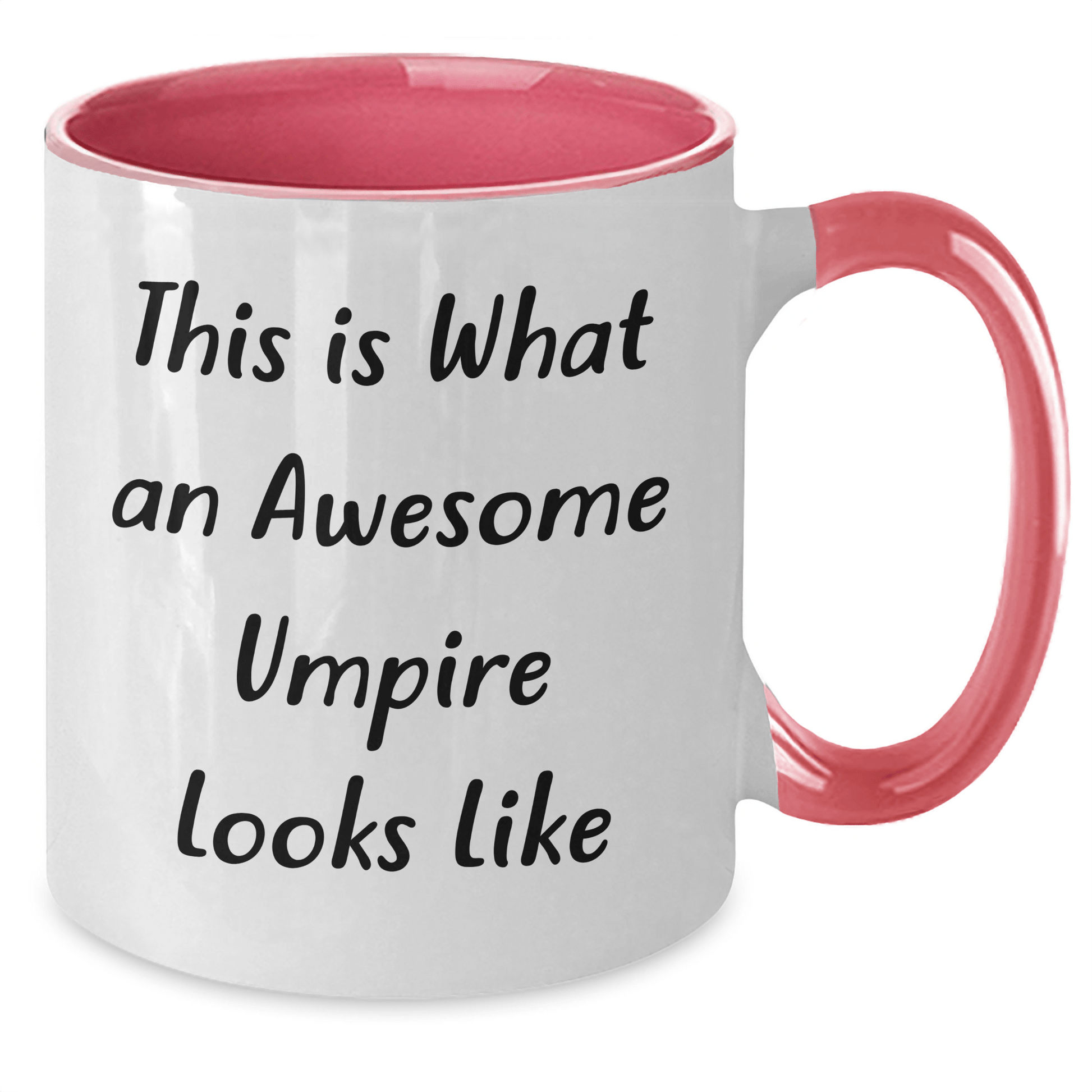 Umpire Gifts from Men - This Is What An Awesome Umpire Looks Like, Two Tone Coffee Mug for Umpire, Father's Day Unique Gifts - Victory Thru Vision 