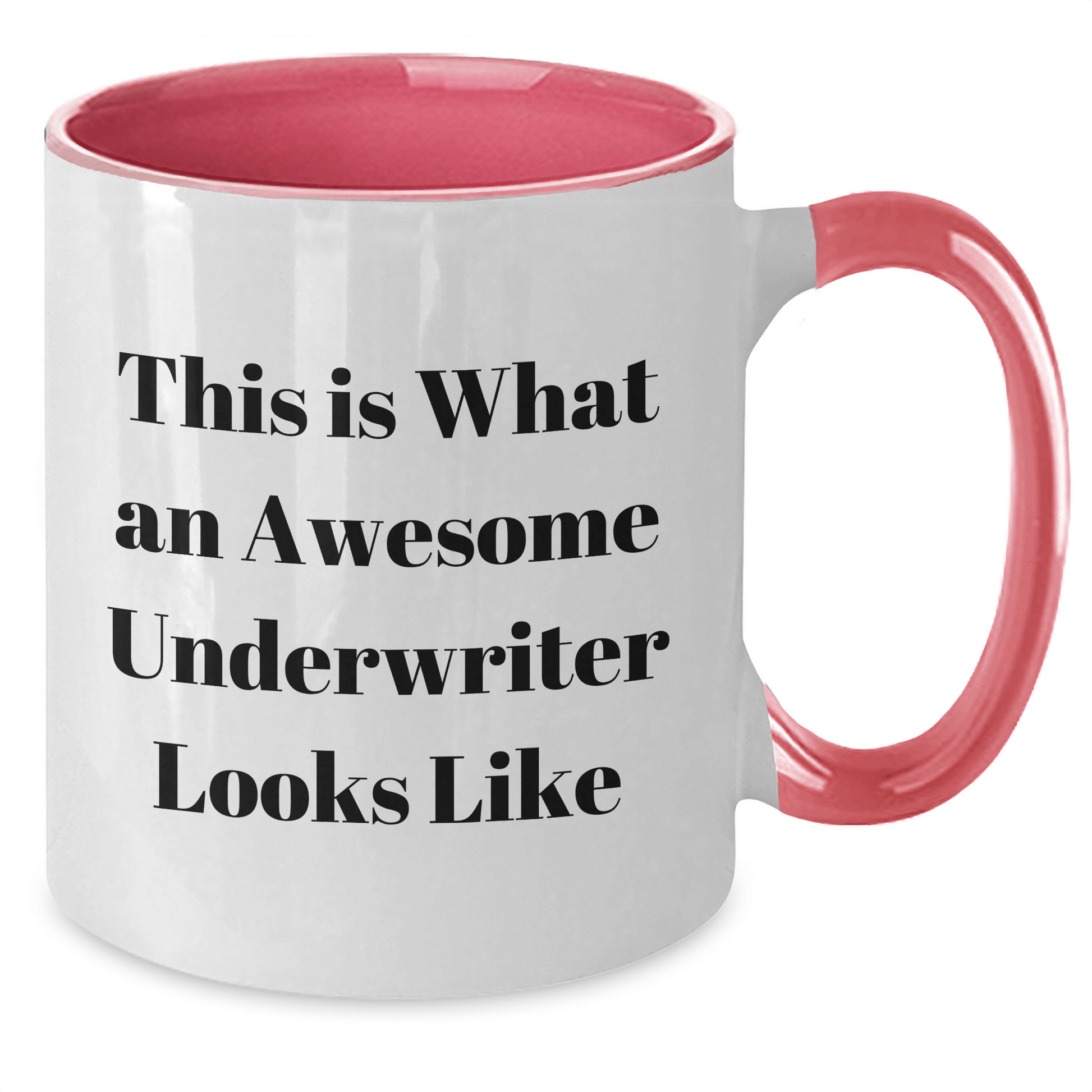 Underwriter Gifts, Funny Quote, Two Tone Coffee Mug, Father's Day Unique Gifts from Friends, Gifts for Underwriter - Victory Thru Vision 