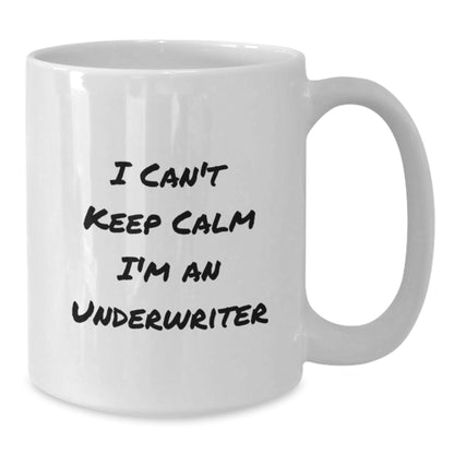 Underwriter Gifts Funny Quote White Coffee Mugs for Graduation from Friends, Gifts for Underwriter Men, Women, Family - Victory Thru Vision