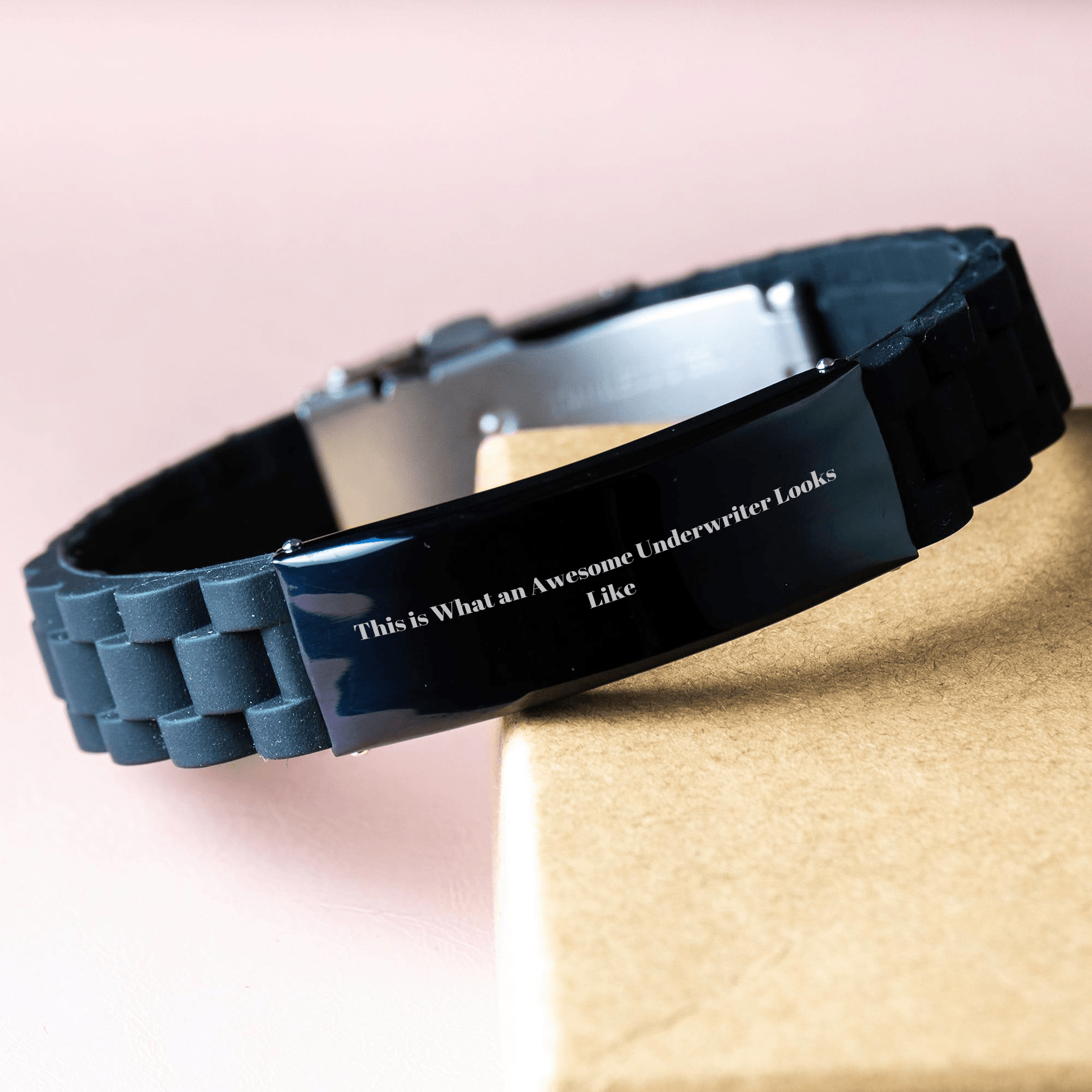 Underwriter Gifts, This Is What An Awesome Underwriter Looks Like, Glide lock Clasp Father's Day Unique Gift for Men, Women, Friends, Coworkers, Family - Adjustable and Premium - Victory Thru Vision 