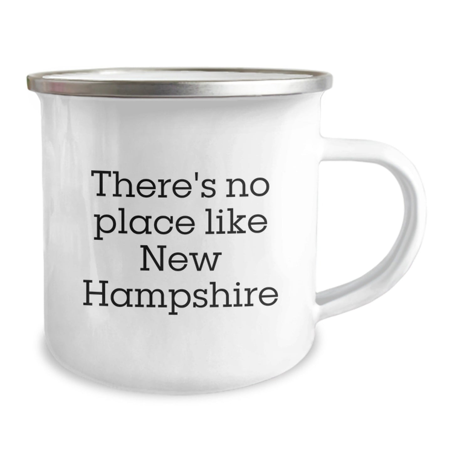 Unique New Hampshire Camping Mug Gifts from Friends for Birthday, There's No Place Like Home - Victory Thru Vision