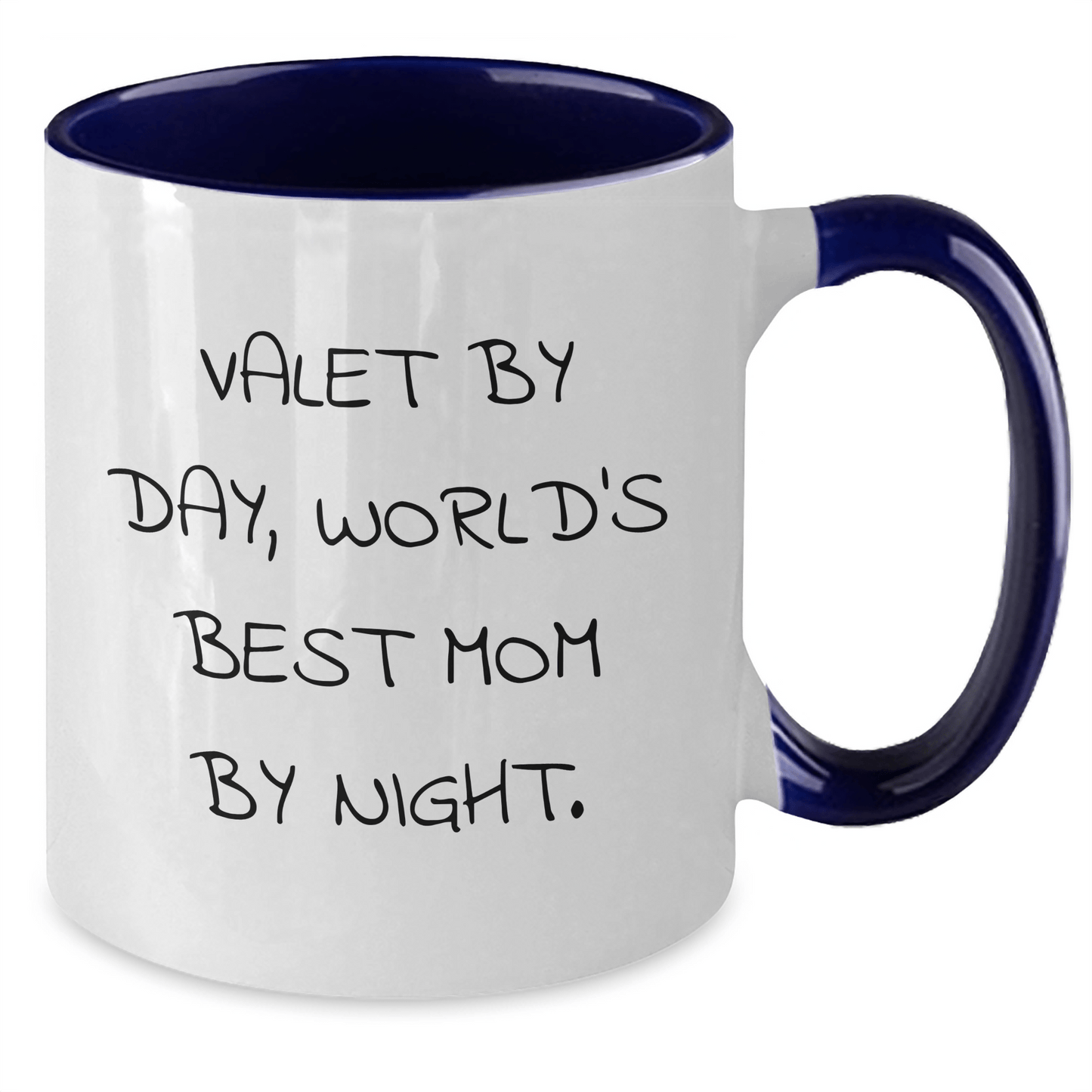 Valet Gifts, Funny Quote, Two Tone Coffee Mug for Father's Day, Gifts from Mom - Victory Thru Vision