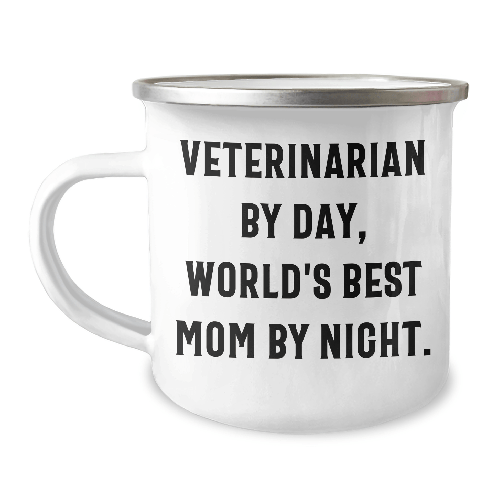 Veterinarian Gifts by Day, World's Best Dad by Night - Funny Camping Mug for Men - Father's Day Unique Gifts from Family - Victory Thru Vision