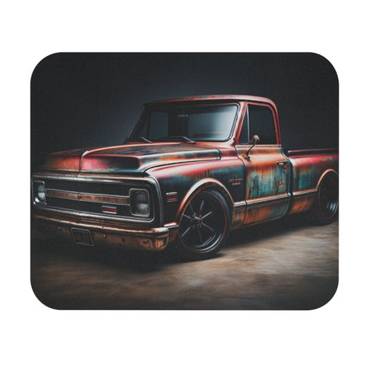Vintage 1974 Chevy Truck Mouse Pad, Classic Car Desk Mat, Retro Vehicle Office Decor, Chevrolet Pickup Truck Gift, Father's Day - Victory Thru Vision 